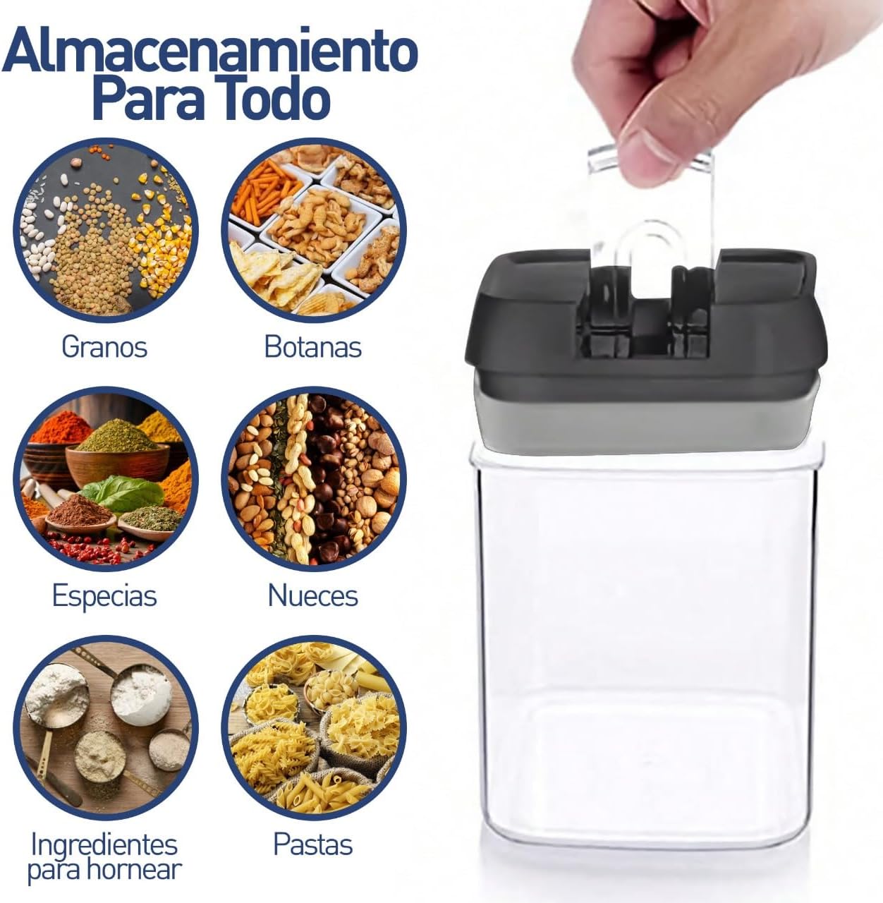 Juego de 7 recipientes herméticos