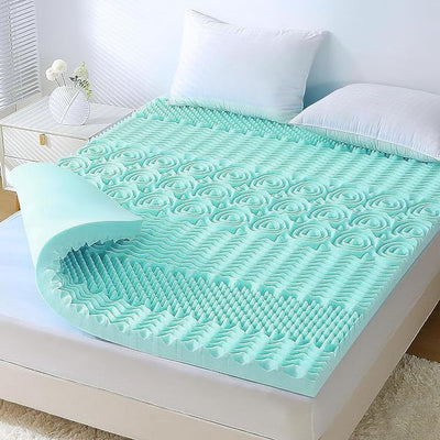 Bluelander Sobrecolchón Memory Foam - Texturizado Premium
