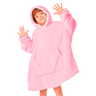 Bluelander Sudadera Manta Infantil con Capucha y Bolsillo, Térmica y Unitalla
