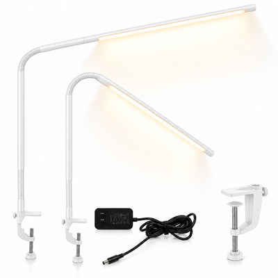 Lámpara Escritorio LED Flexible con Abrazadera