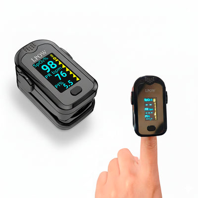 Bluelander Oxímetro Digital de Dedo - Medidor SpO2 y Frecuencia Cardíaca LED
