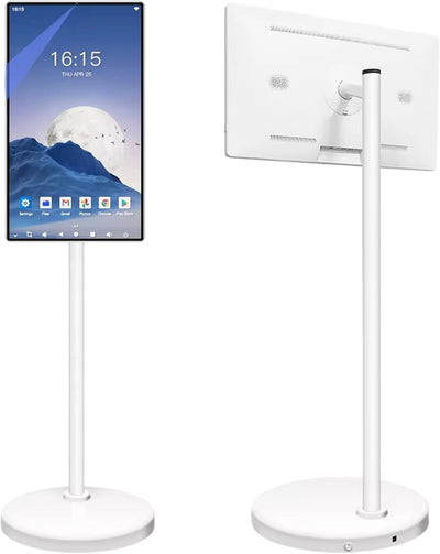 Bluelander Pantalla Inteligente LED 32" - Base con Ruedas FHD WiFi Bluetooth 8GB+128GB