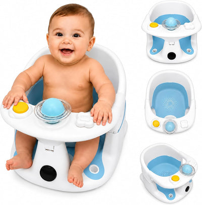 Asiento para Bañera Bebé con Termómetro