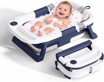 Bañera Plegable Bebé con Medidor de Temperatura
