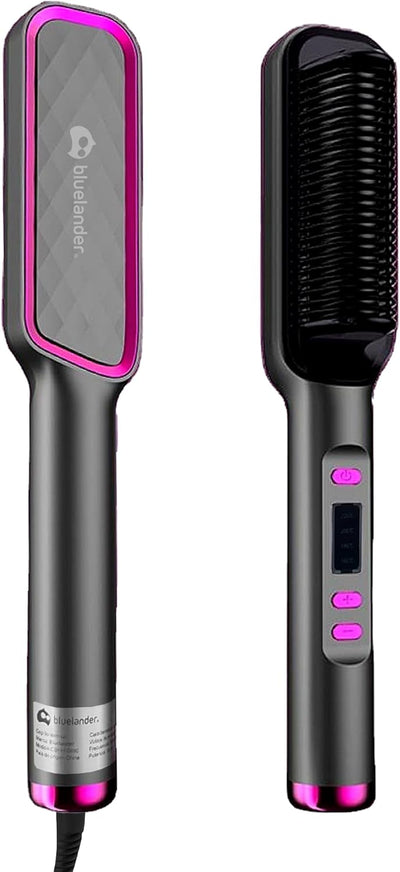 Bluelander Cepillo Alisador de Cabello 160-220 °C con Accesorios