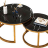 Bluelander Mesas Anidables para Sala, Set de 2 con Base de Acero Resistente