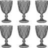 Juego de 6 Copas de Vidrio Coloridas 240 ml para Bebidas