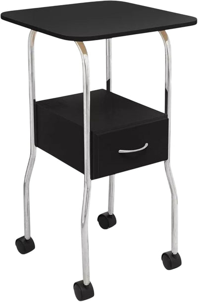 Bluelander Carrito Auxiliar Estética 81x45x45cm - Ruedas Cajón Repisa 30kg