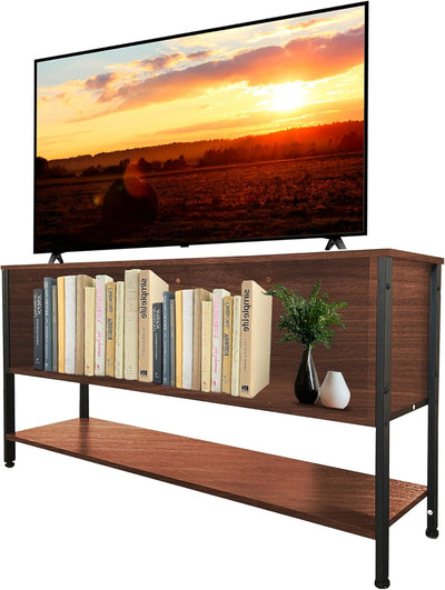 Bluelander Mueble TV 120x30x62cm - 3 Niveles hasta 50" Acero MDP