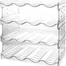 Bluelander Estante Organizador de PET Transparente para Vasos, Botellas y Termos