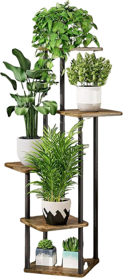 Bluelander Soporte para Plantas 5 Niveles 106×30×30 cm