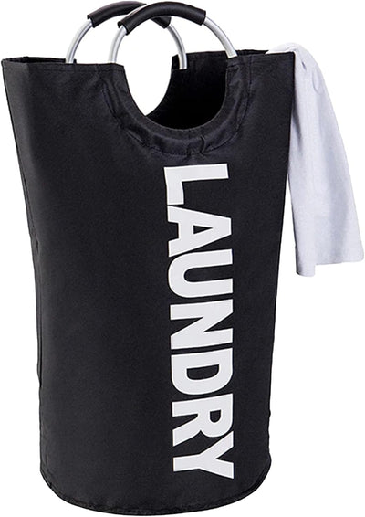 Bluelander Cesto Ropa Sucia Plegable 73x38cm - Tela Oxford con Asas Aluminio