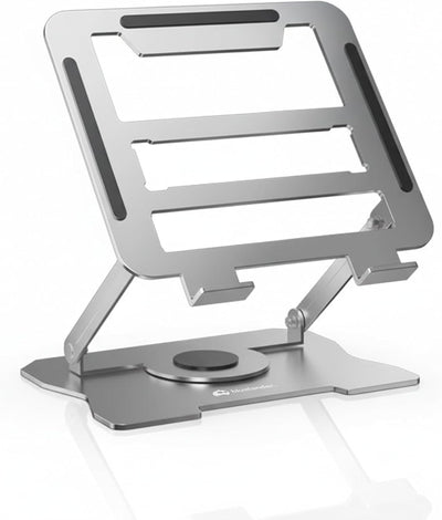 Bluelander Soporte Laptop Giratorio 360° - Aluminio Ajustable Ergonómico 2 Brazos