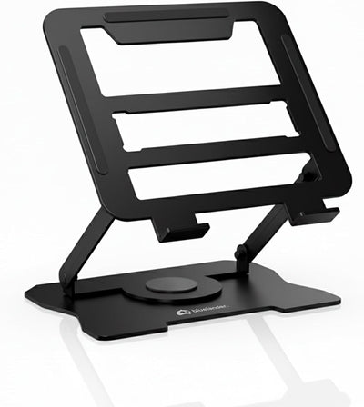 Bluelander Soporte Laptop Giratorio 360° - Aluminio Ajustable Ergonómico 2 Brazos