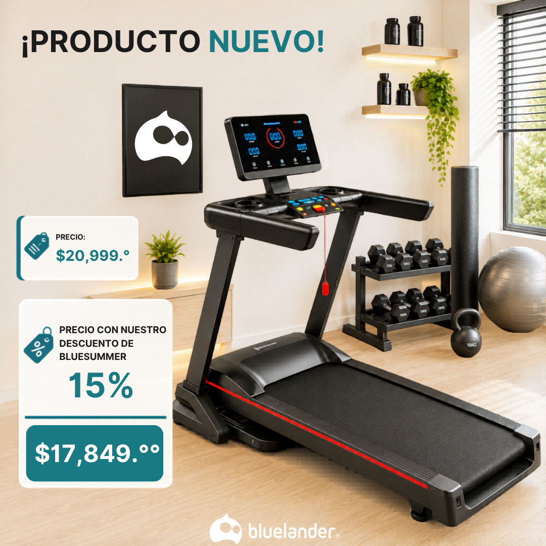 Nueva Caminadora Eléctrica Bluelander: Potencia, Tecnología y Rendimiento para Entrenar en Casa
