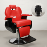Bluelander Sillón de Barbero Lujoso, Cuero Sintético, Giratorio