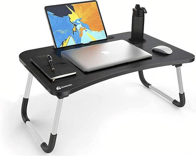 Bluelander Mesa Plegable para Laptop de Madera multifuncional