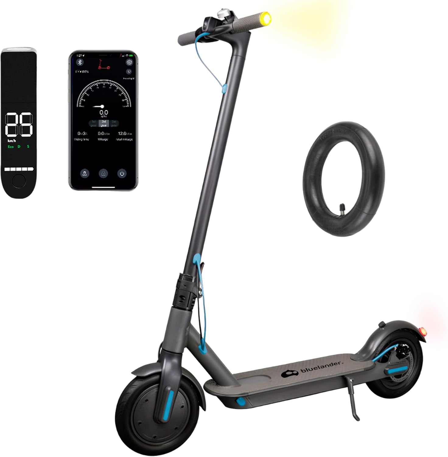 Scooter E9 PRO GRIS/AZUL