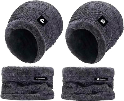 Gorro y Bufanda Invierno Forro de Lana