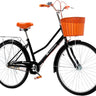 Bluelander Bicicleta Urbana Rodada 26, Acero, con Canasta