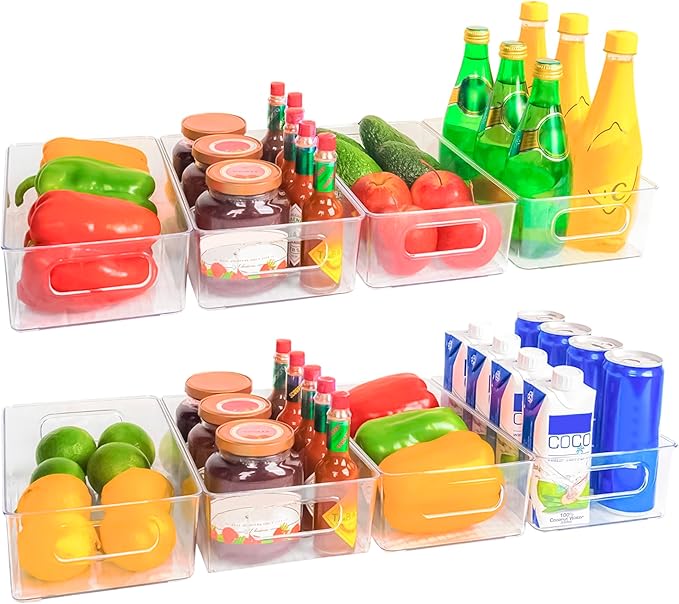Set de 8 Organizadores de Refrigerador. Bluelander