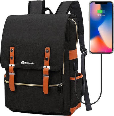 Mochila para Laptop Bluelander Impermeable con Puerto USB y Broche Magnético