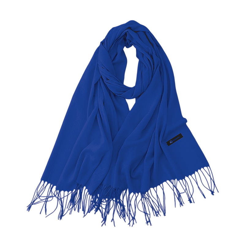 Bufanda Invierno Bluelander para Mujer - Pashmina Gruesa Cálida con Borlas