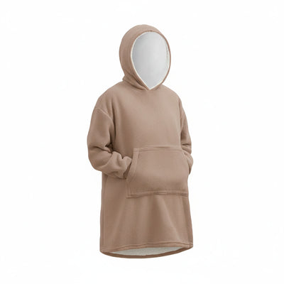 Bluelander Sudadera Cobija Unisex - Térmica con Capucha y Bolsillos Talla Única (Solo borrega en gorro)