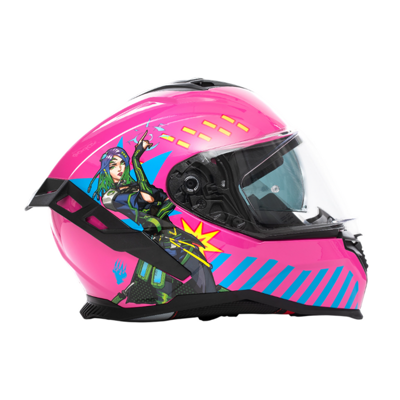 Bluelander Casco Motocicleta Integral Abatible - Certificación ECE Doble Visera (Moco)