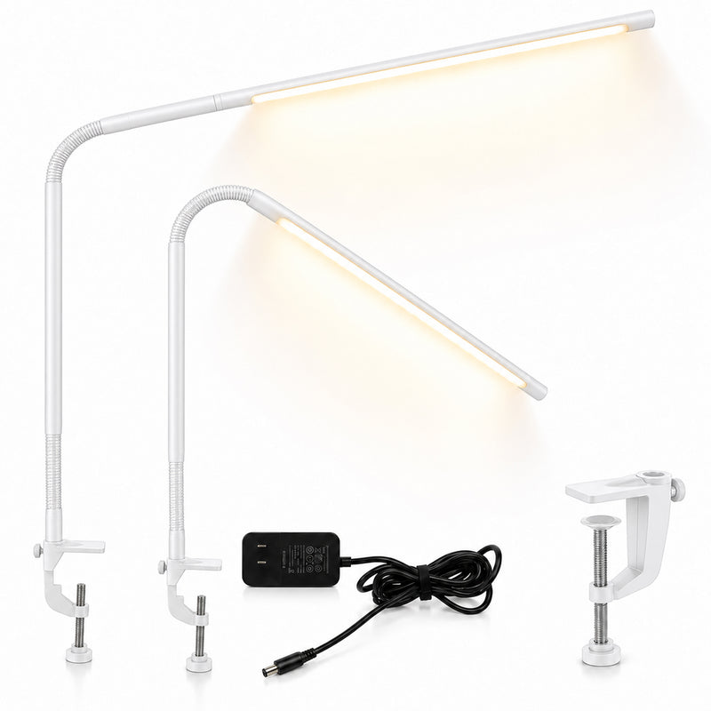 Lámpara Escritorio LED Flexible con Abrazadera