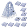 Bufanda Invierno Bluelander para Mujer - Pashmina Gruesa Cálida con Borlas