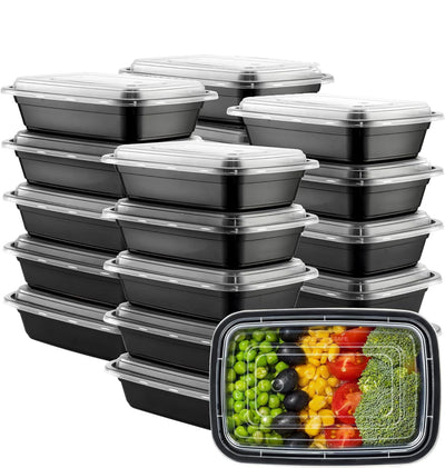 Bluelander Contenedores para Alimentos, 20 Pzas, 828 ml, BPA Free