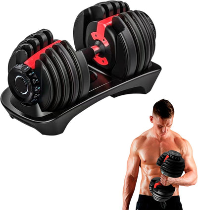Bluelander Mancuerna Ajustable 2–24 kg para Hombre y Mujer