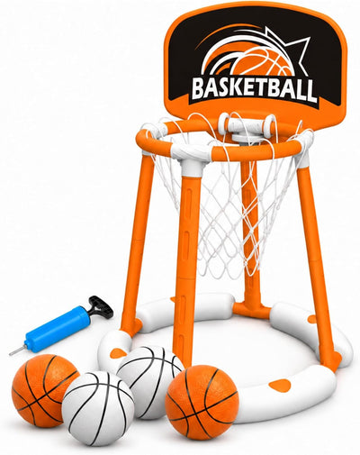 Aro Basketball Flotante para Alberca con Balones
