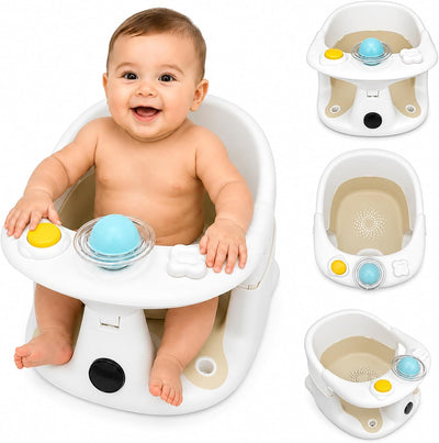 Asiento para Bañera Bebé con Termómetro