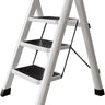 Bluelander Escalera Plegable 3 Peldaños Compacta y Antideslizante
