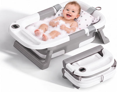 Bañera Plegable Bebé con Medidor de Temperatura