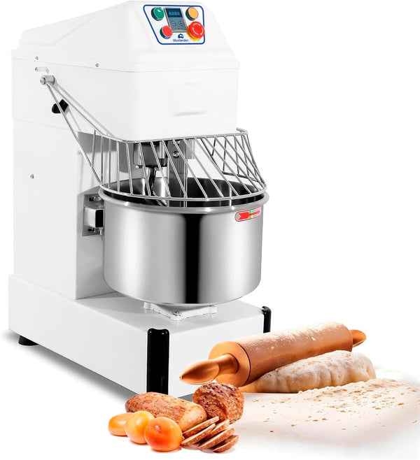 Batidora Industrial Bluelander 20 L Acero Inoxidable para Pan y Repostería