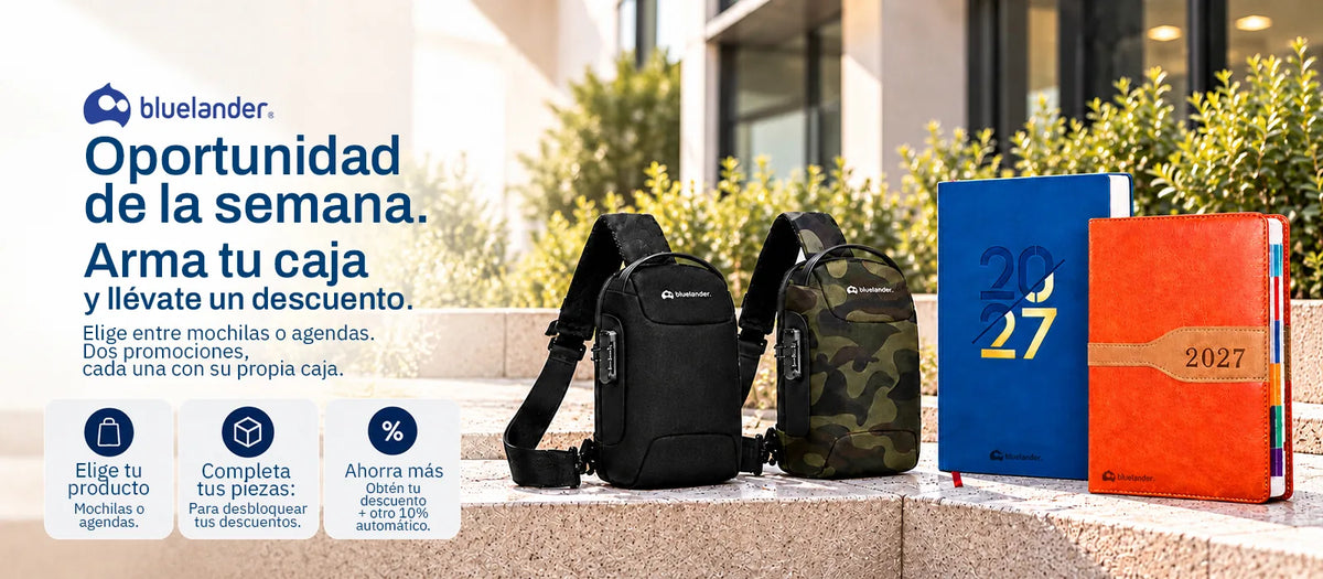 Oportunidad de la semana: arma tu caja de mochilas o agendas 2027 y llévate un descuento