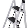 Bluelander Escalera Plegable de 3 Peldaños con Patas Antideslizantes – Compacta y Estable para el Hogar