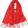 Bufanda Invierno Bluelander para Mujer - Pashmina Gruesa Cálida con Borlas