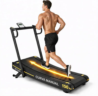 Caminadora Curva Plegable 22 km/h Profesional