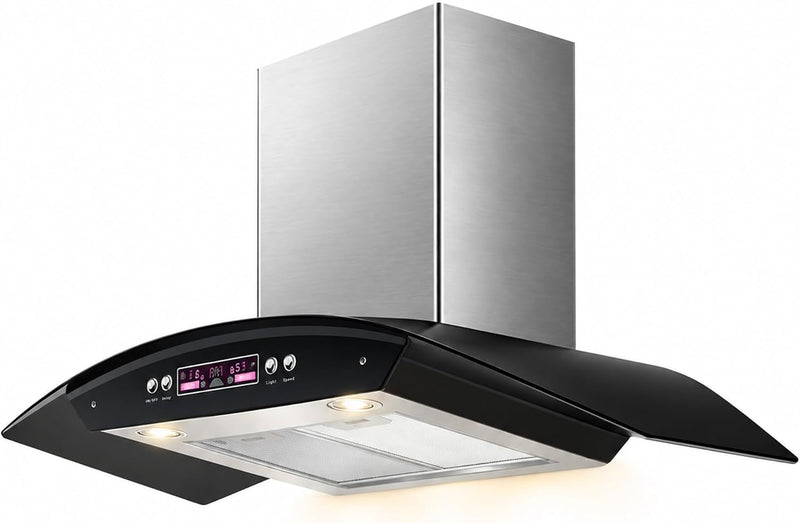 Campana Extractora 90 cm Acero Inoxidable LED