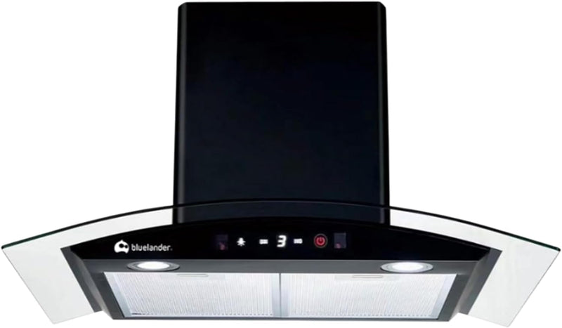 Bluelander Campana Extractora 90 cm con 3 Velocidades y Control Táctil