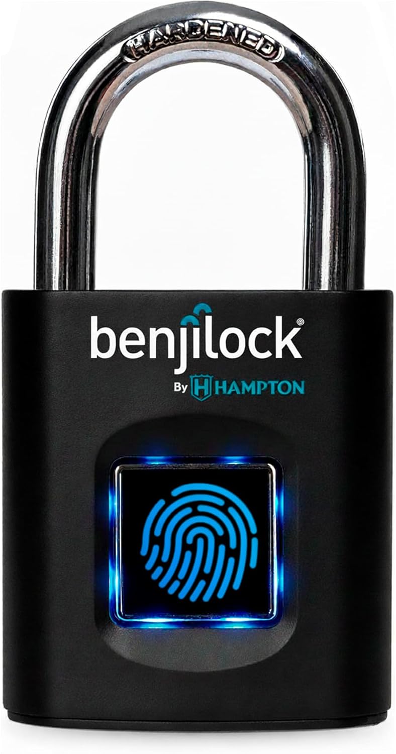 Bluelander Candado Inteligente - Huella Digital 10 Usuarios para Locker