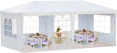 Bluelander Toldo Carpa 3x6m con Paredes Laterales - Impermeable para Eventos