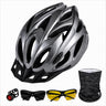 Casco Bicicleta con Lentes Luz y Máscara