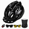 Casco Bicicleta con Lentes Luz y Máscara