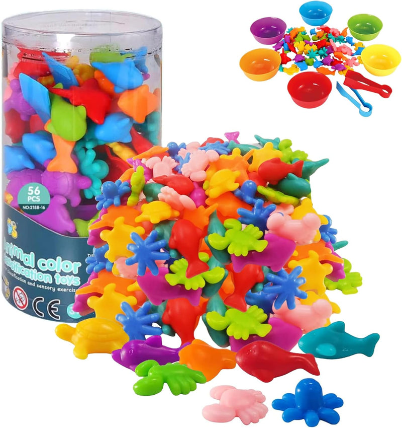 Bluelander Set de juguetes educativos, didácticos, desarrollo cognitivo