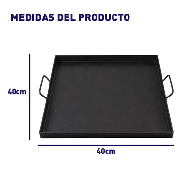 Comal Plancha Acero para Taquería Comercial